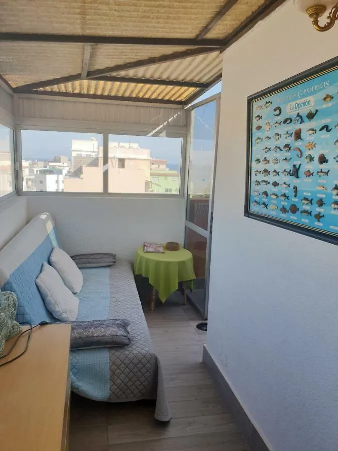 Lovely Studia In Las Galletas Con Nice Sea Viewアパートメント 0*,